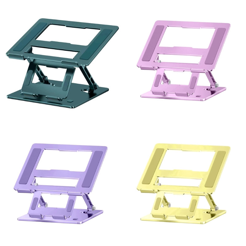 Home Office Work Table - ขาตั้งแล็ปท็อป Q6PA สำหรับโต๊ะ ที่วางยกสูงพร้อมพื้นที่เบาะจับสำหรับโฮมออฟฟิศ โต๊ะเรียน และการใช้งานในชั้นเรียน