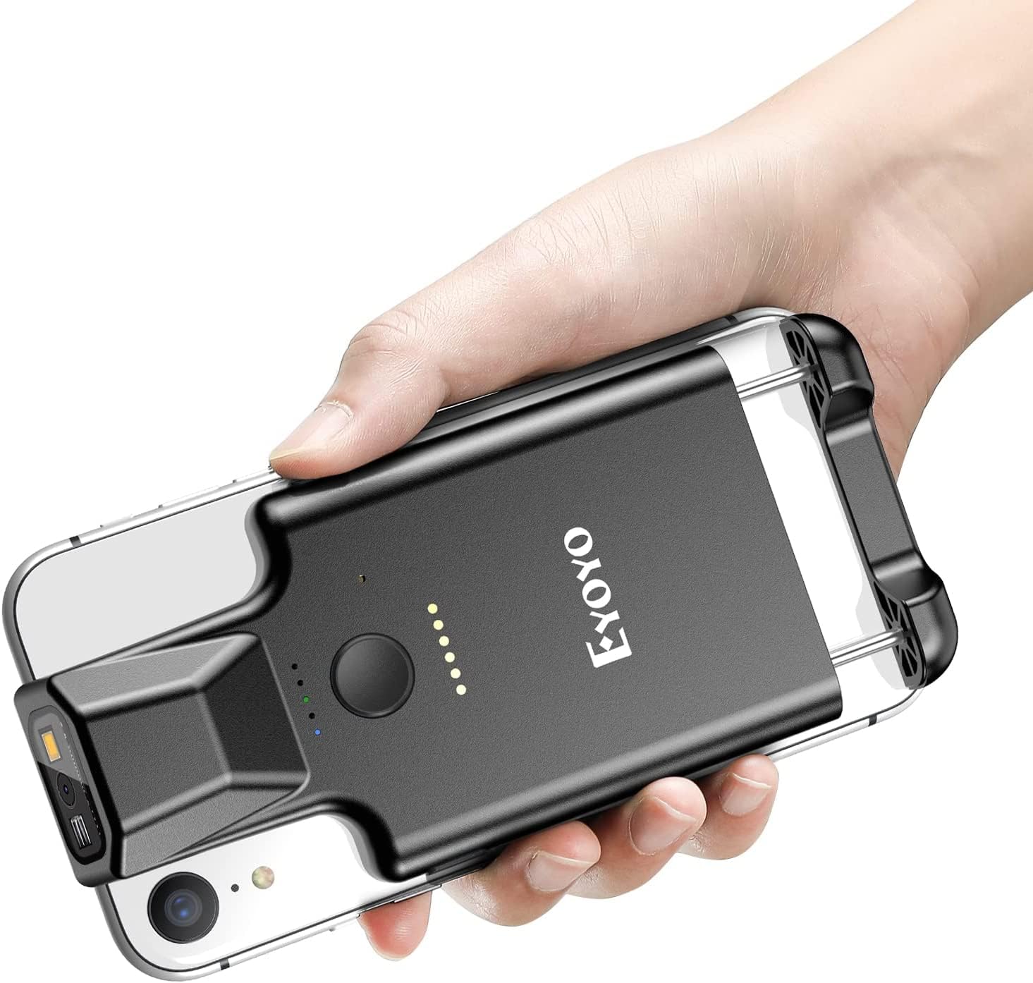 Document Scanner Portable - Eyoyo EY-017 เครื่องสแกนบาร์โค้ดบลูทูธแบบคลิปหลังแบบพกพา 1D 2D QR