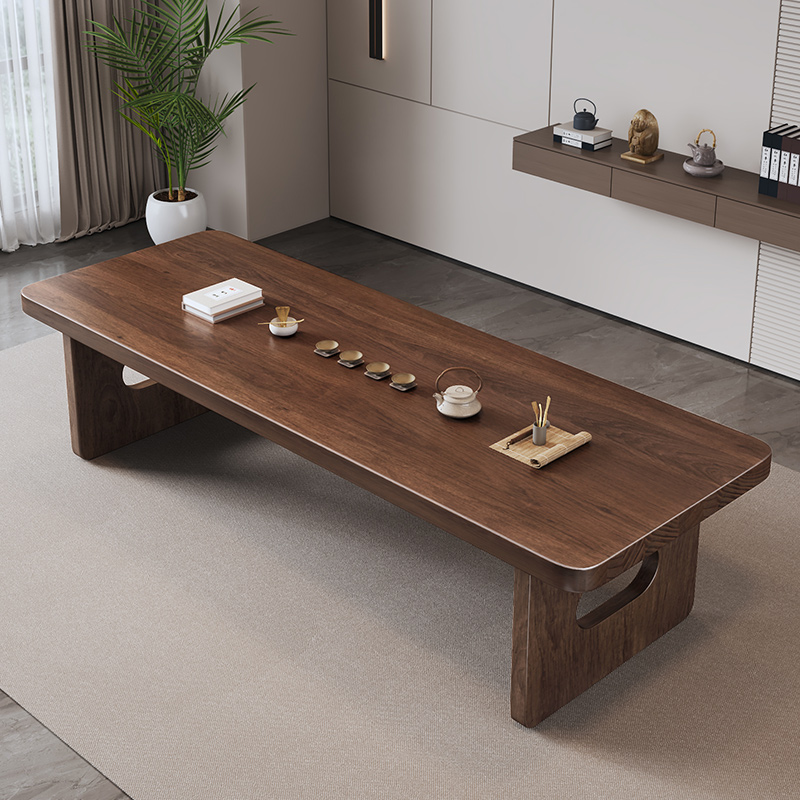Home Office Room Inspiration - ชุดถาดวางบนโต๊ะชาไม้เนื้อแข็งสไตล์วาบิ-ซาบิ - เฟอร์นิเจอร์สำหรับบ้านที่ปรับแต่งได้ สำหรับห้องนั่งเล่น โฮมออฟฟิศ และการชงชาในบรรยากาศแบบเซน