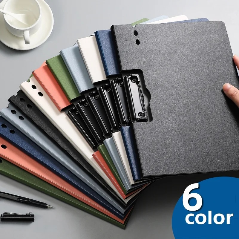 Document Scanner Portable - แฟ้มคลิปบอร์ด A4 พร้อมฝาปิด 1 ชิ้น, ที่ใส่เอกสารแบบแข็งสำหรับสำนักงานและโรงเรียน,
