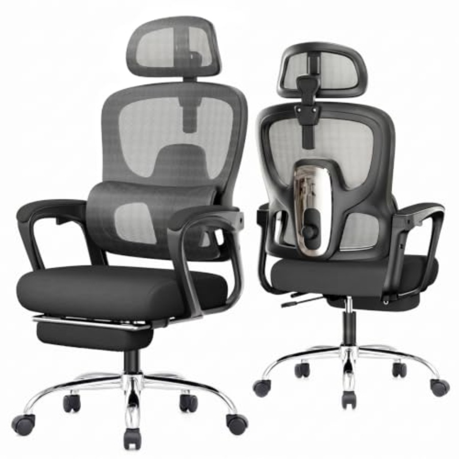 เก้าอี้สำนักงานที่ออกแบบตามหลั - Ergonomic Office Chair บทวิจารณ์และราคา