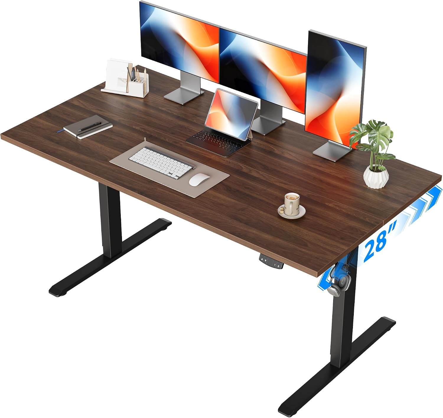 โต๊ะทำงานไฟฟ้าแบบยืน ปรับระดับ - Home Office Work Table บทวิจารณ์และราคา
