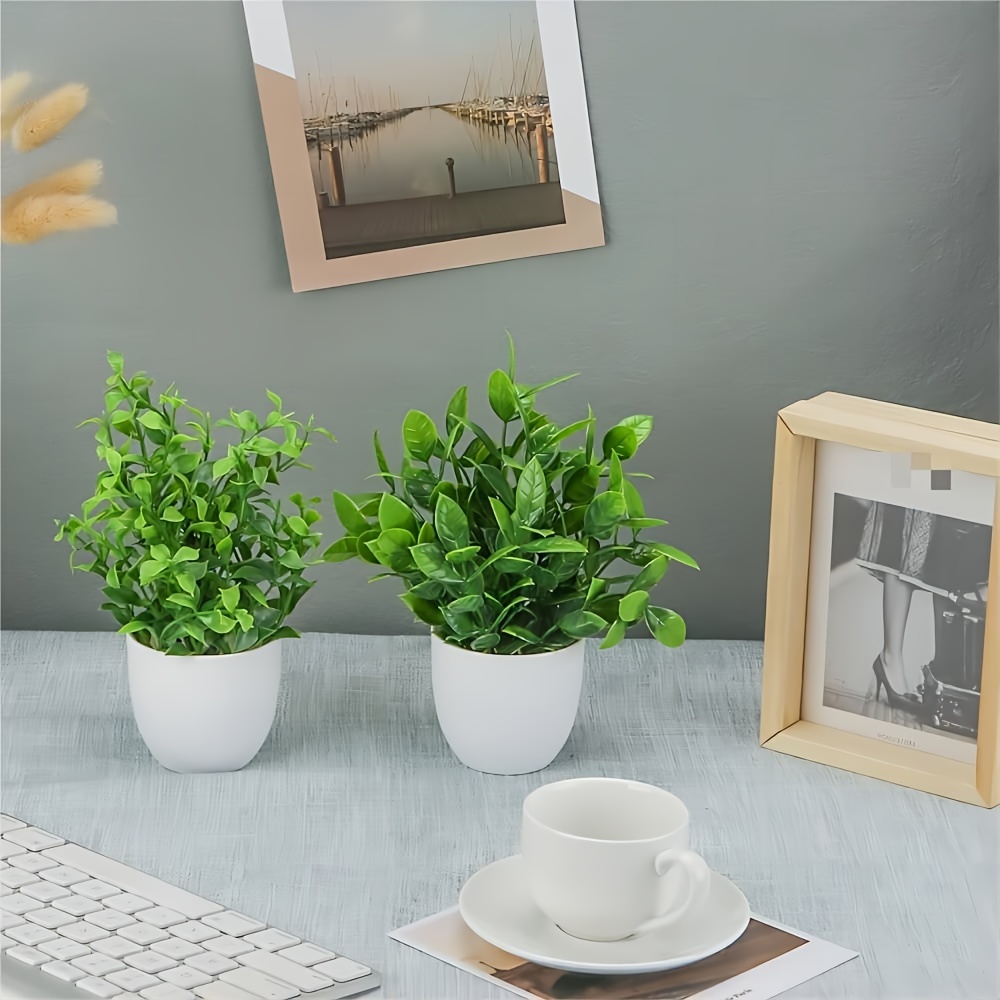 1/4/6 ชิ้น ต้นไม้กระถางปลอมขนา - Home Office Layout บทวิจารณ์และราคา