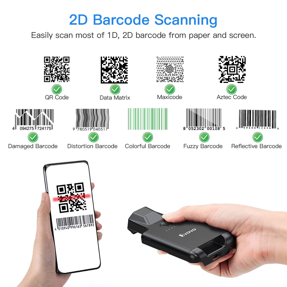 Eyoyo EY-017 เครื่องสแกนบาร์โค - Document Scanner Portable บทวิจารณ์และราคา