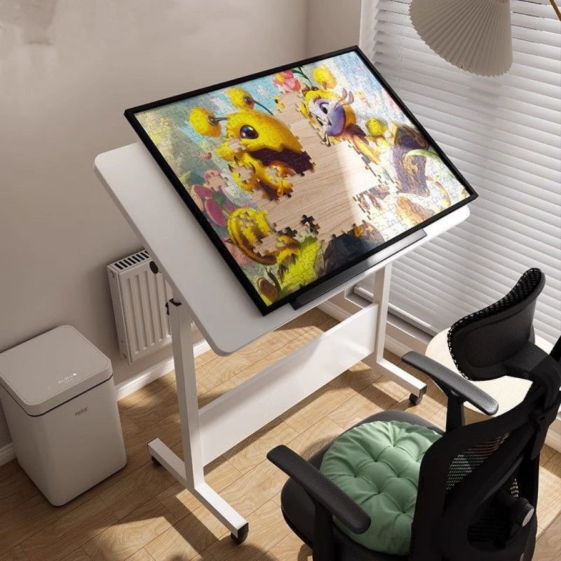 โต๊ะทำงานไม้พับได้ ปรับระดับคว - Home Office Work Table บทวิจารณ์และราคา