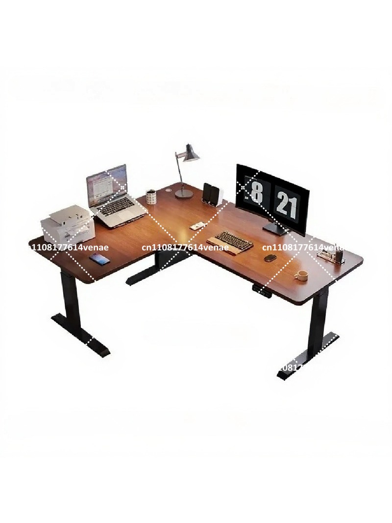 ขาโต๊ะทำงานรูปตัว L ปรับระดับค - Home Office Work Table บทวิจารณ์และราคา