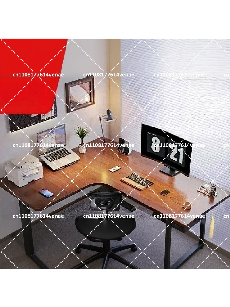 ขาโต๊ะทำงานรูปตัว L ปรับระดับค - Home Office Work Table บทวิจารณ์และราคา