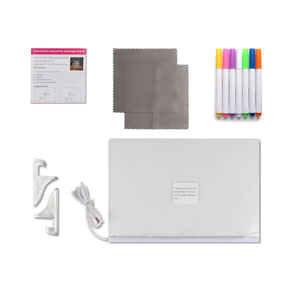 กระดานอะคริลิกลบแบบแห้งเรืองแส - Home Office Or บทวิจารณ์และราคา