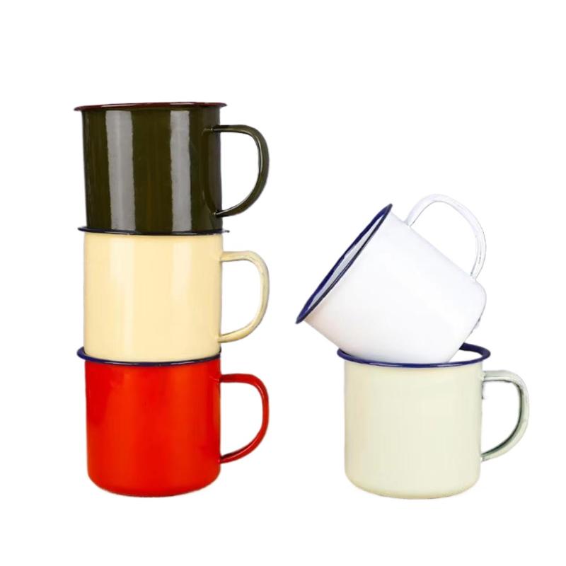 【M】แก้วน้ำเคลือบหลากสี หลายขนา - Home Office Logo บทวิจารณ์และราคา