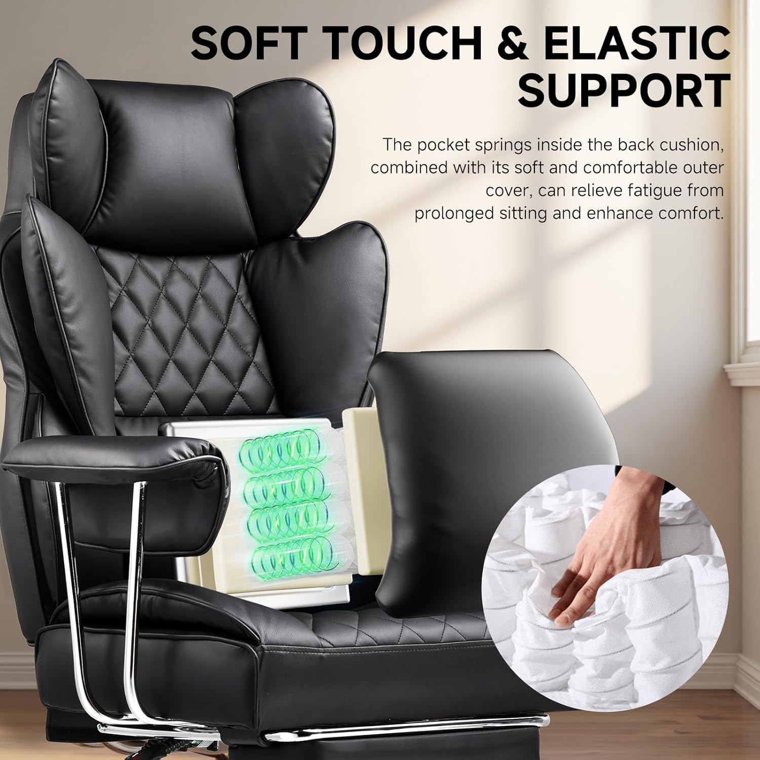 เก้าอี้สำนักงานขนาดใหญ่พิเศษพร - Ergonomic Office Chair บทวิจารณ์และราคา
