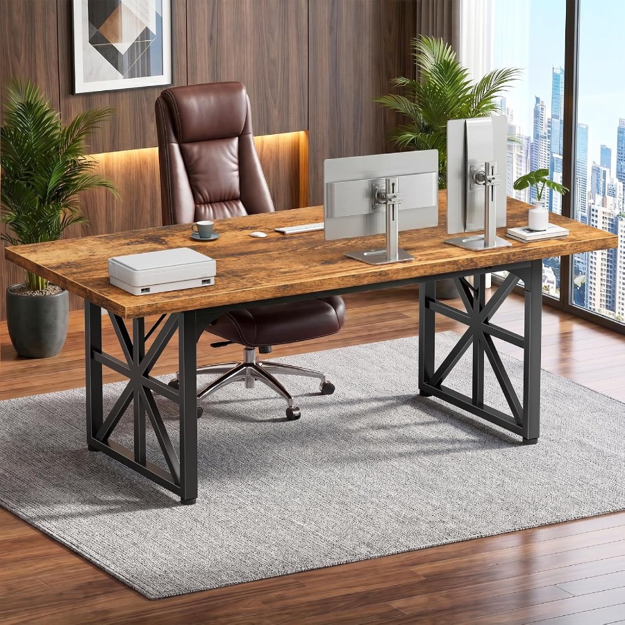 โต๊ะทำงานผู้บริหารขนาด 71 นิ้ว - Home Office Work Table บทวิจารณ์และราคา